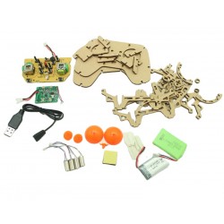 AIsmartlink School science education experiment remote control aircraft model training Wooden assembly DIY quadcopter Drone