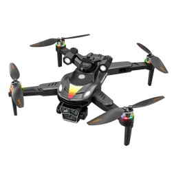 Drone V188 4K camera aerial photography obstacle avoidance aircraft folding optical flow positioning UAV with search light Drone