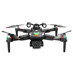 Drone V188 4K camera aerial photography obstacle avoidance aircraft folding optical flow positioning UAV with search light Drone